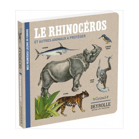 LE RHINOCÉROS et autres animaux à protéger